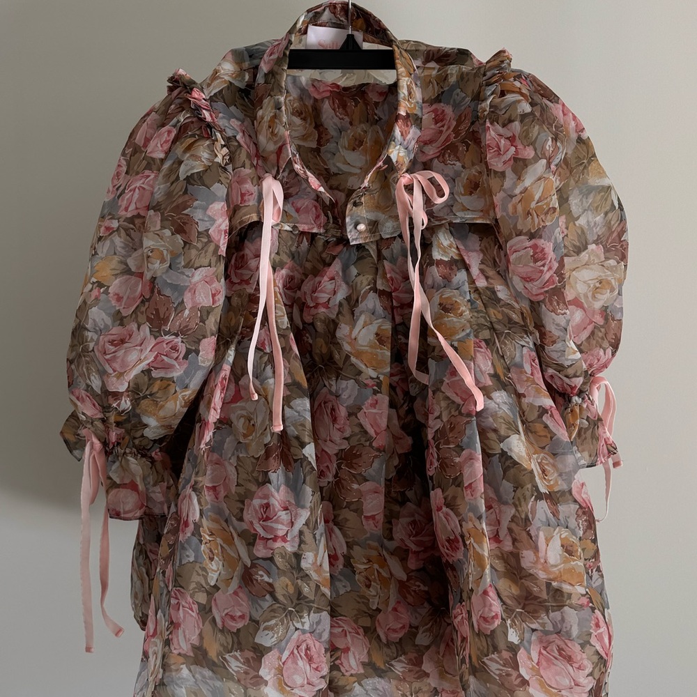 Selkie The Shrug Puff in Jardin De Fleurs